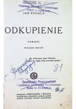 Odkupienie 1928 r.