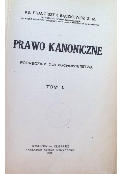 Prawo kanoniczne 1924 r.