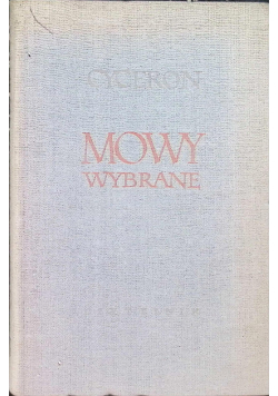 Cyceron Mowy wybrane