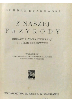 Z naszej przyrody 1926 r.