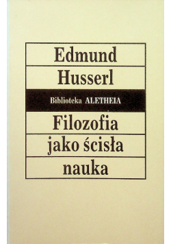 Filozofia jako ścisła nauka