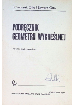 Podręcznik geometrii wykreślnej