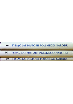 Tysiąc lat historii polskiego narodu Tom I do III