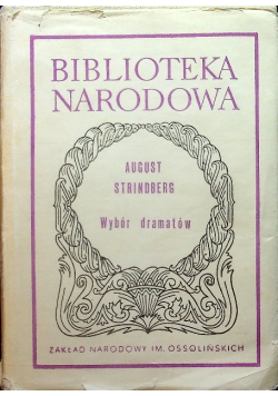 Strindberg Wybór dramatów