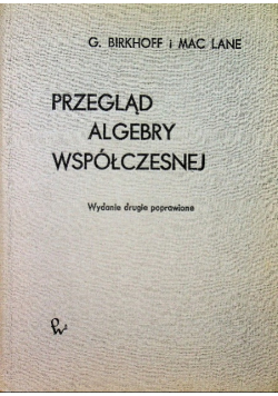 Przegląd algebry współczesnej
