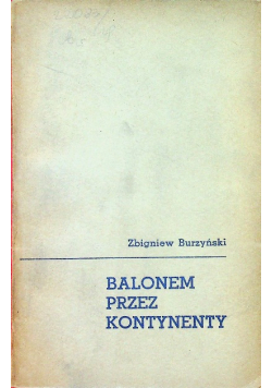 Balonem przez kontynenty