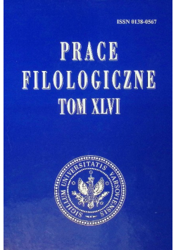 Prace Filologiczne Nr 47 / 02