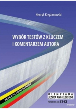 Wybór testów z kluczem i komentarzem autora
