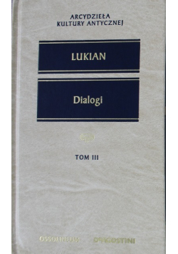 Lukian Dialogi Tom 3