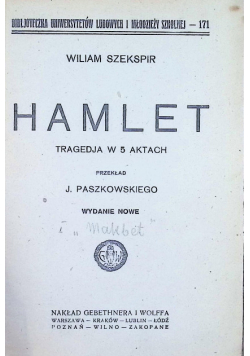 Hamlet 1925 r.