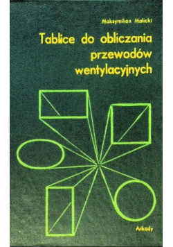 Tablice do obliczania przewodów wentylacyjnych