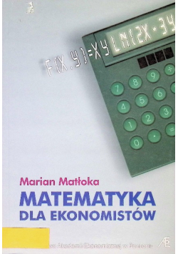 Matematyka dla ekonomistów