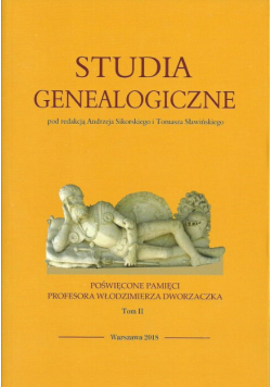 Studia Genealogiczne Tom 2