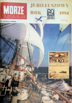 Miesięcznik Morze Nr 1 do 12/84