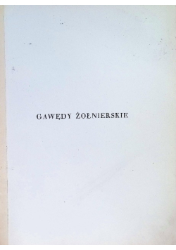 Gawędy Żołnierskie 1938 r.