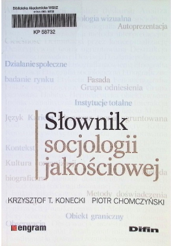 Słownik socjologii jakościowej
