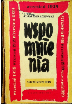 Wspomnienia Wrzesień 1939