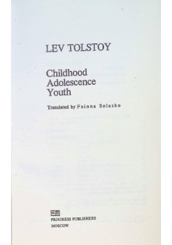 Childhood, Adolescence, Youth