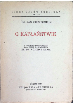 O kapłaństwie 1949 r.