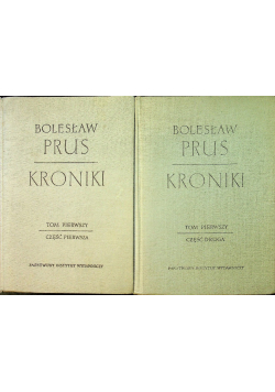 Kroniki Tom I Część 1 i 2