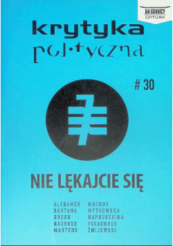 Krytyka polityczna Nr 30