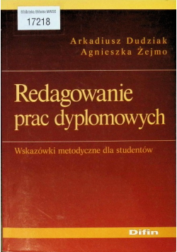 Redagowanie prac dyplomowych