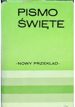Pismo Święte Nowy przekład