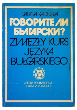 Radewa Sabina - Zwięzły kurs języka bułgarskiego