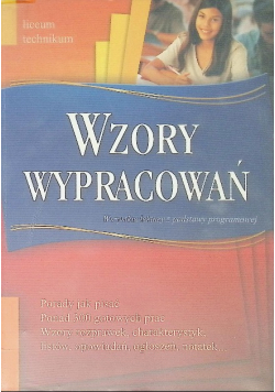 Wzory wypracowań porady jak pisać