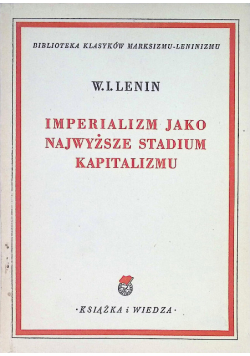 Imperializm jako najwyższe stadium kapitalizmu 1948 r.