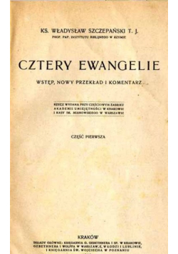 Cztery Ewangelie, 1916r.