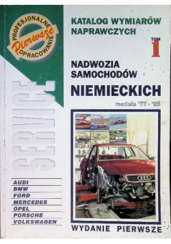 Nadwozia samochodów niemieckich modele 77 - 95 Tom 1