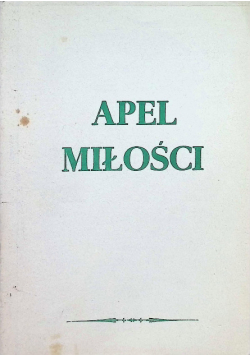 Apel miłości