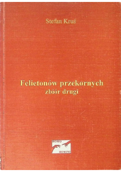 Felietonów przekornych zbiór drugi