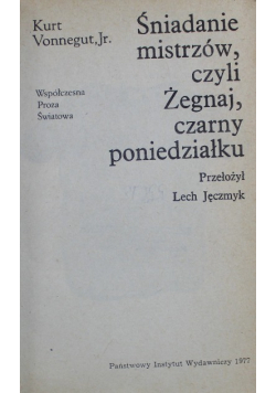 Śniadanie mistrzów czyli żegnaj czarny poniedziałku