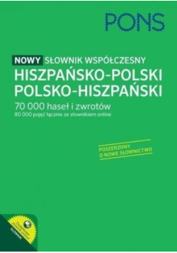 PONS współczesny słownik hiszpańsko - polski polsko - hiszpański
