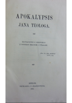 Apokalypsis ,1905 r.