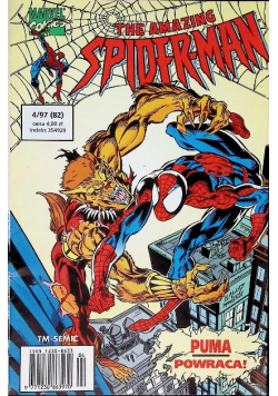 The amazing Spider Man Nr 4 / 97 Puma powraca