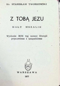 Z Tobą Jezu Miniatura