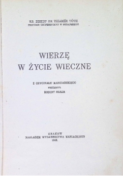 Wierzę w życie wieczne 1948 r.