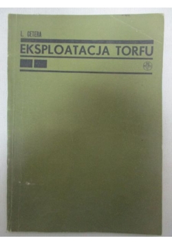 Eksploatacja torfu
