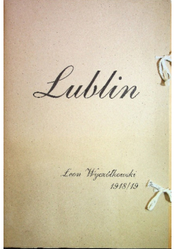 Lublin 7 autolitografii Leona Wyczółkowskiego