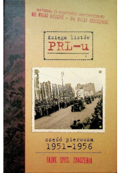 Księga listów PRLu Część pierwsza 1951 - 1956