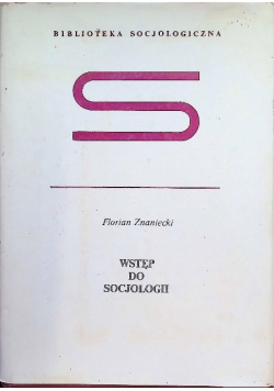Wstęp do socjologii