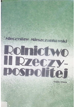 Rolnictwo II Rzeczypospolitej
