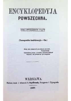 Encyklopedyja powszechna  Tom 25