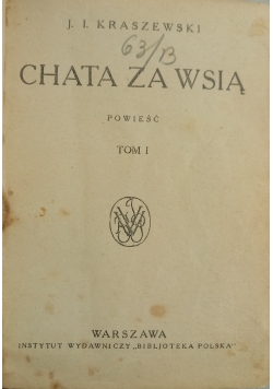 Chata za wsią, 1925 r.