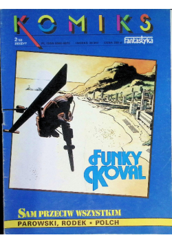 Sam przeciw wszystkim Funky Koval  Komiks fantastyka Nr 2 / 88