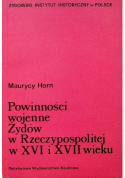 Powinności wojenne Żydów w Rzeczypospolitej