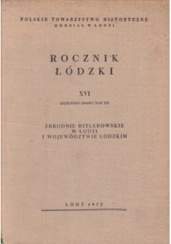 Rocznik Łódzki XVI